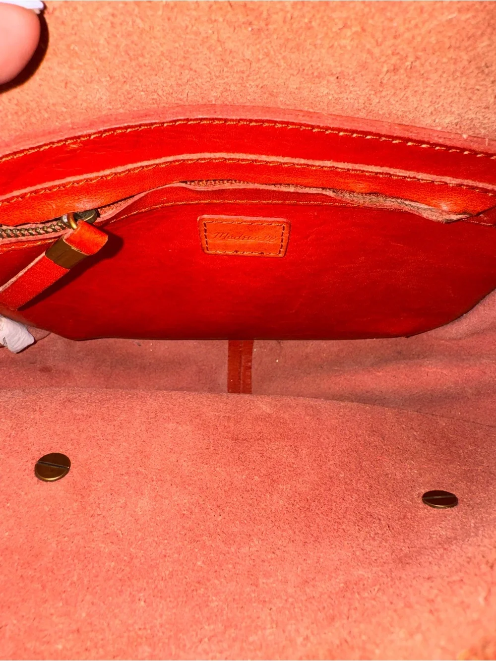 Madewell Watertower Leather Messenger Bag